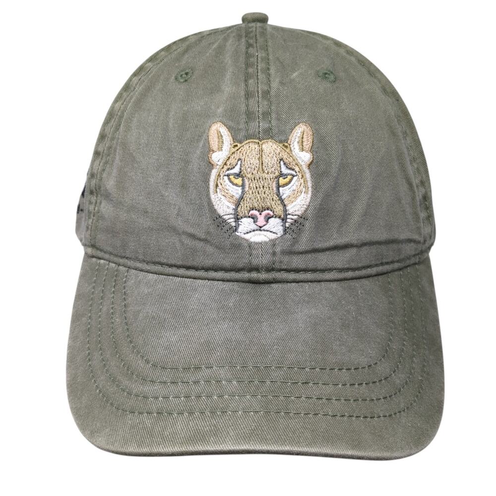 Grand Canyon Adopt A Lion Slideback Baseball Cap Green One Size Embroidered ECO